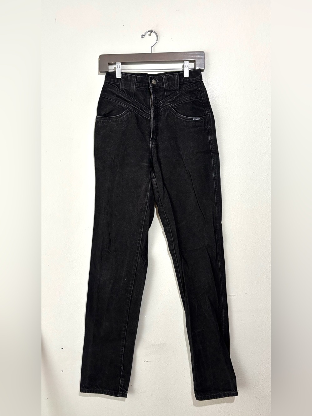 Rocky Mountain Vintage 80/90s High Rise Mom Black Colored Denim Jeans 5/6